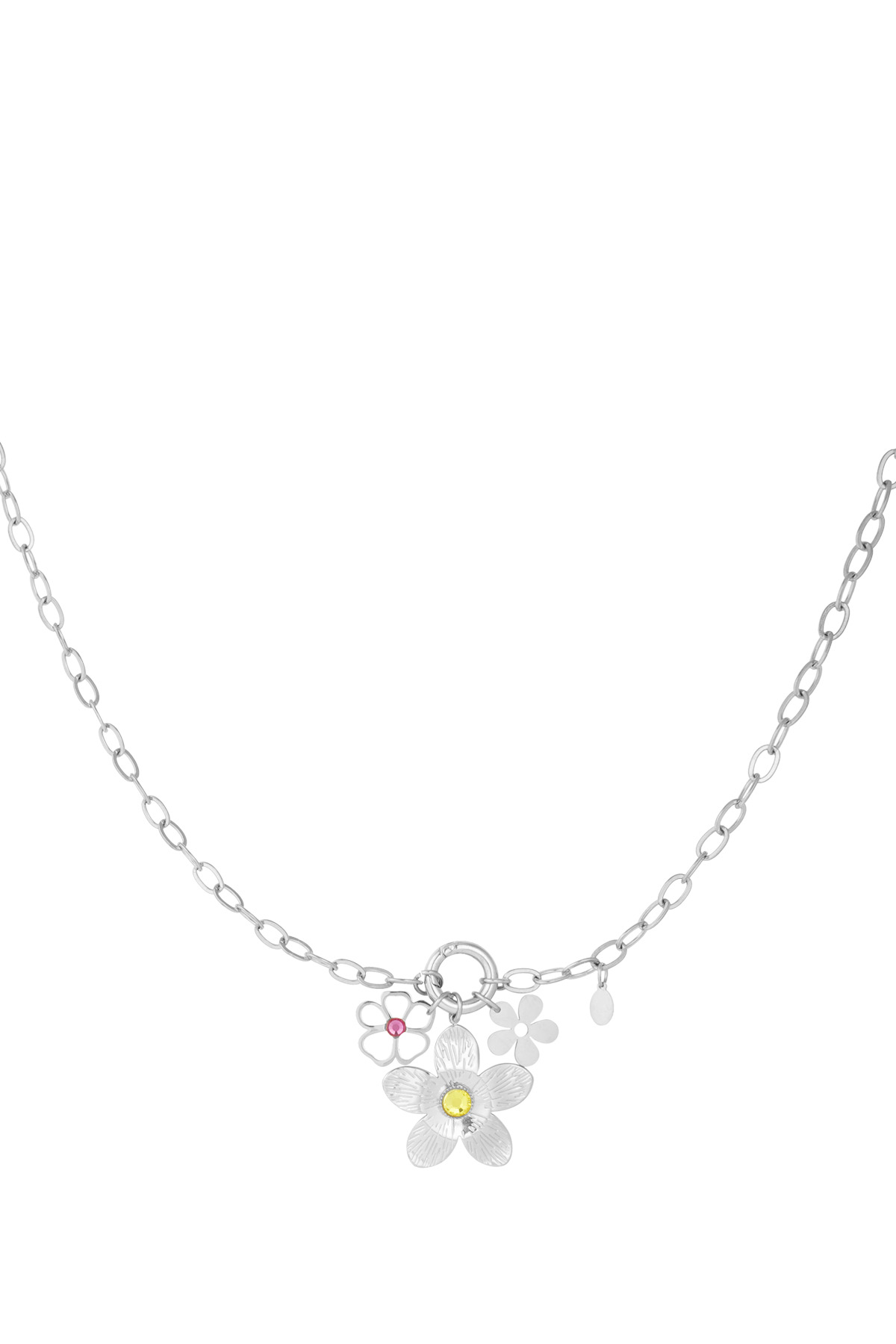 vrolijke bloemen ketting