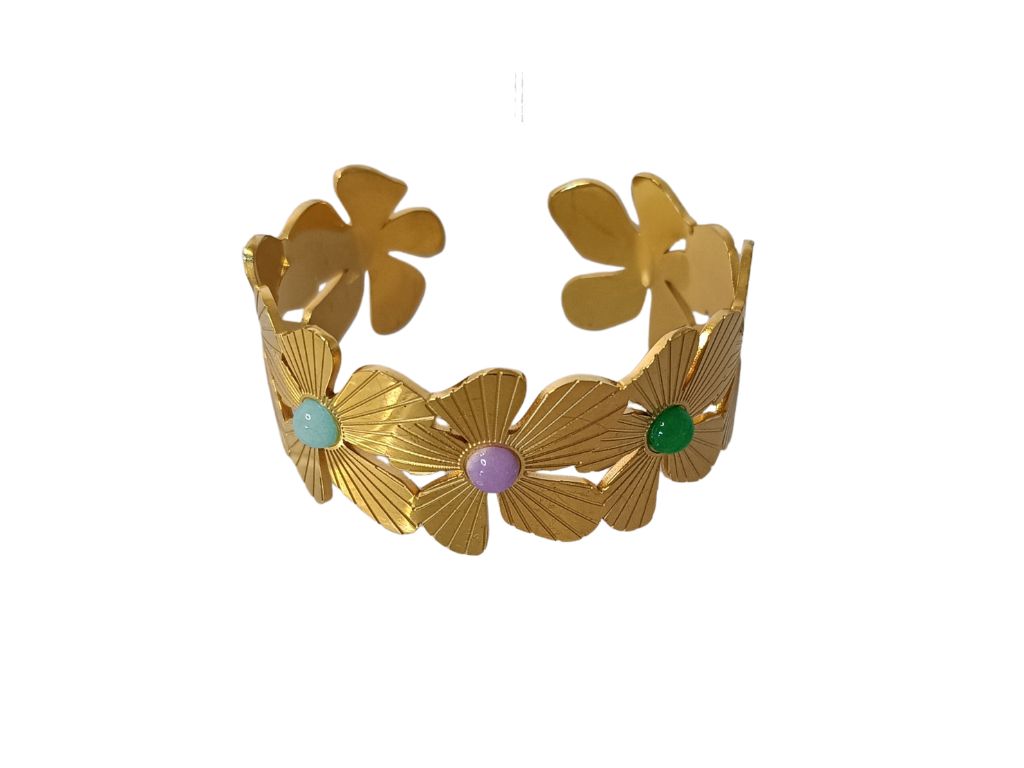 Stainless Steel Armband Daphne in gouden kleur