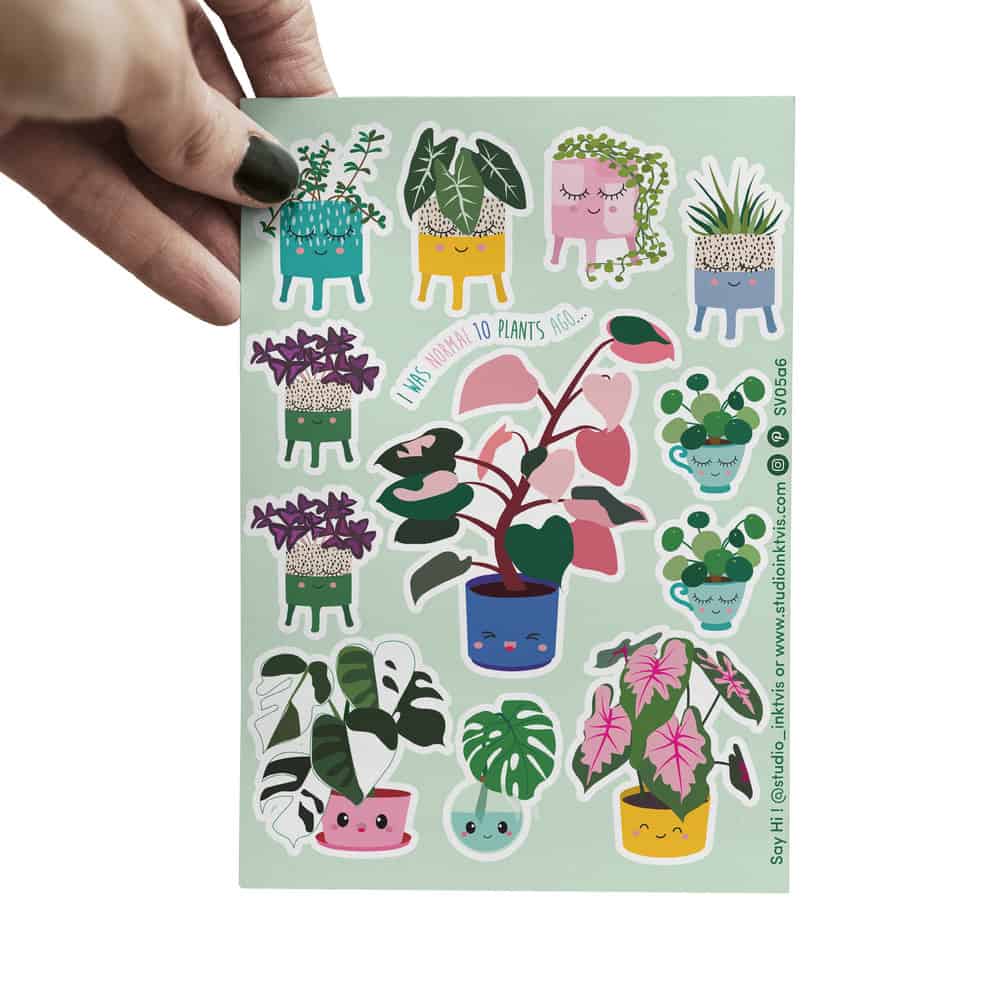 stickers van planten