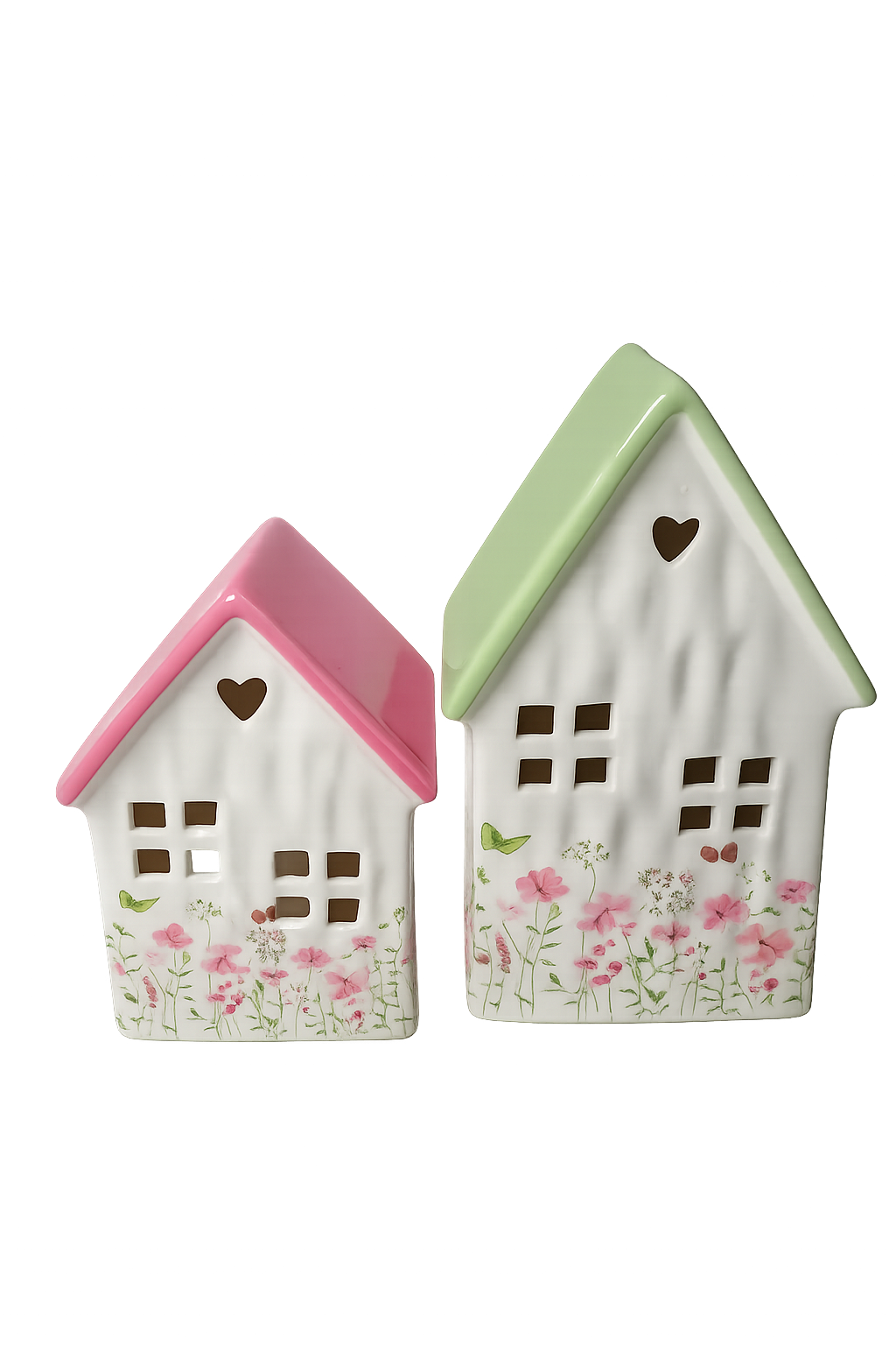vrolijk huisje waxinelichtje