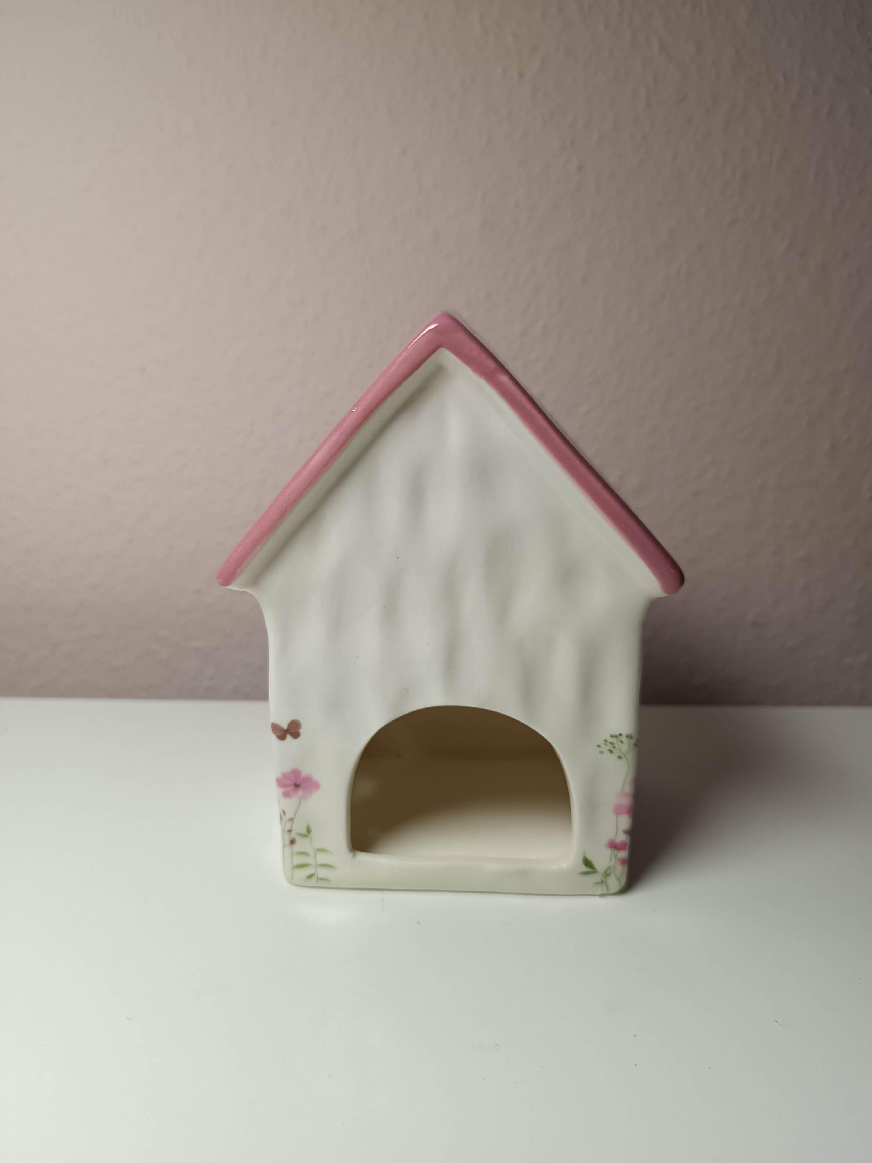 vrolijk huisje waxinelichtje