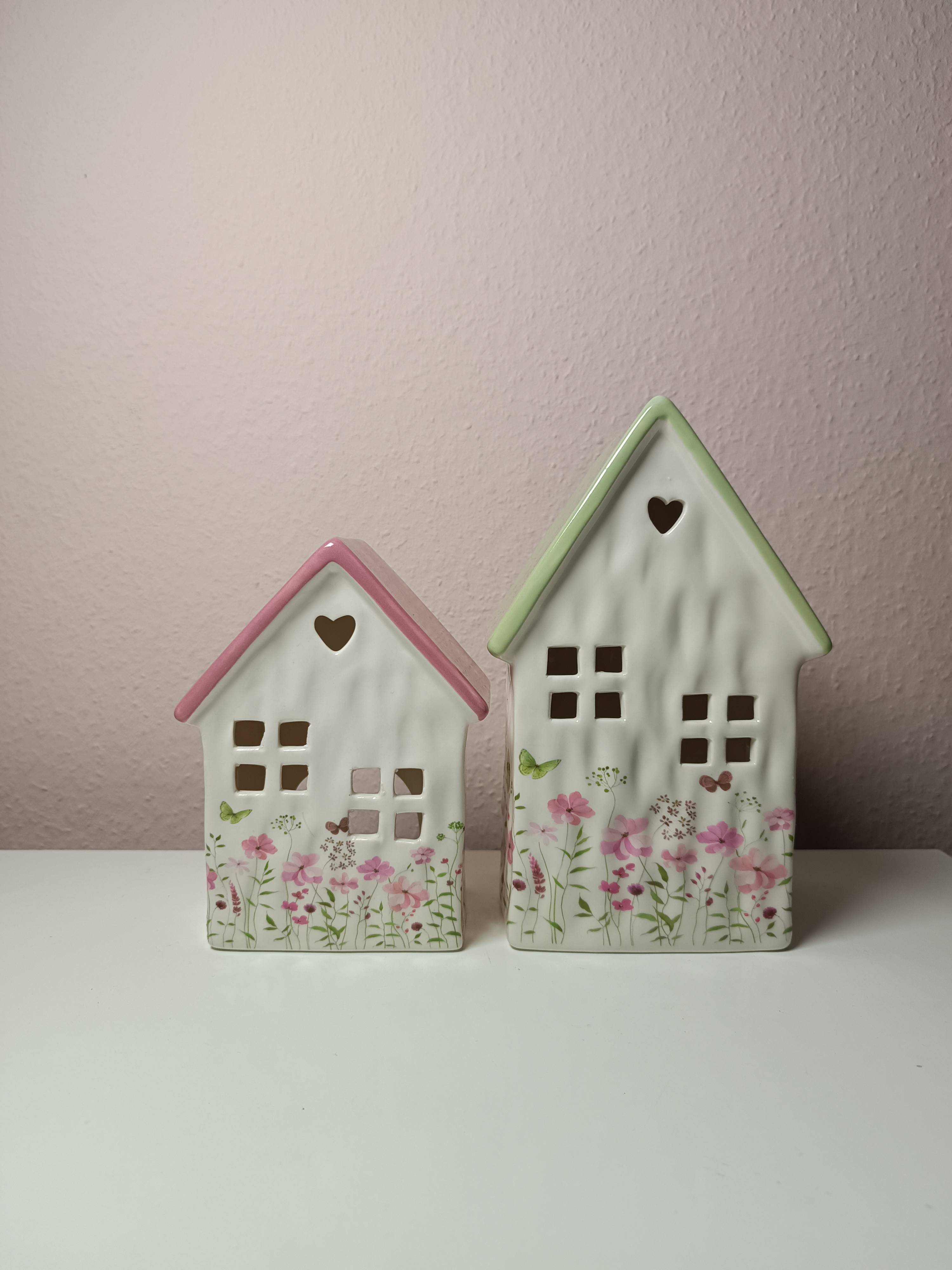 vrolijk huisje waxinelichtje