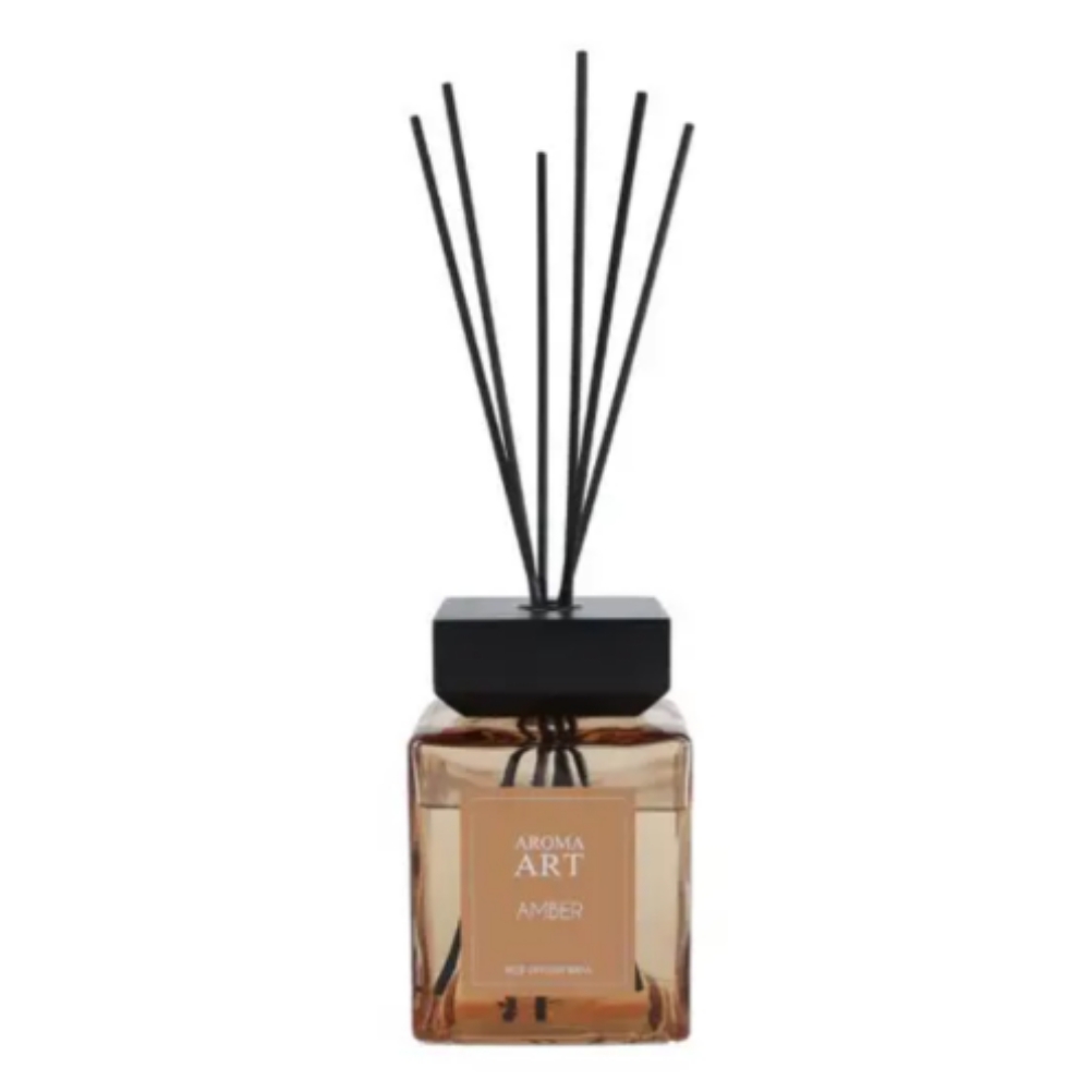 Geurstokjes Amber 800 ml | Diffuserset Aroma Art