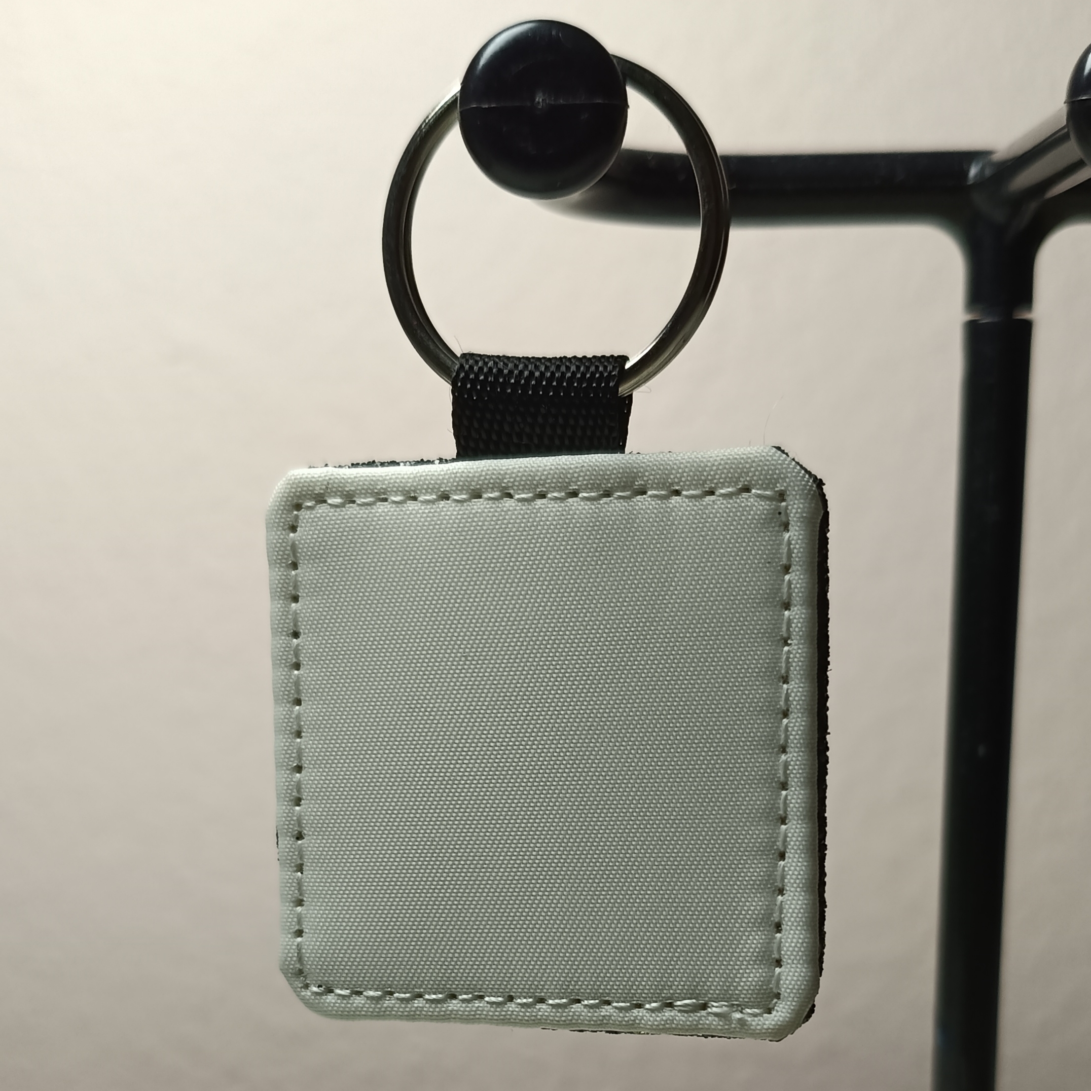 gepersonaliseerde vierkante foto sleutelhanger