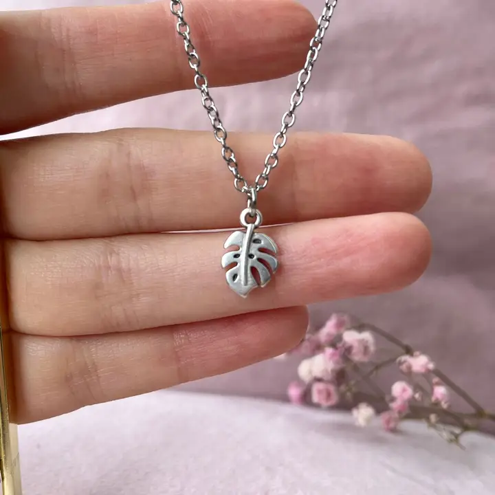 Ketting Monstera blad