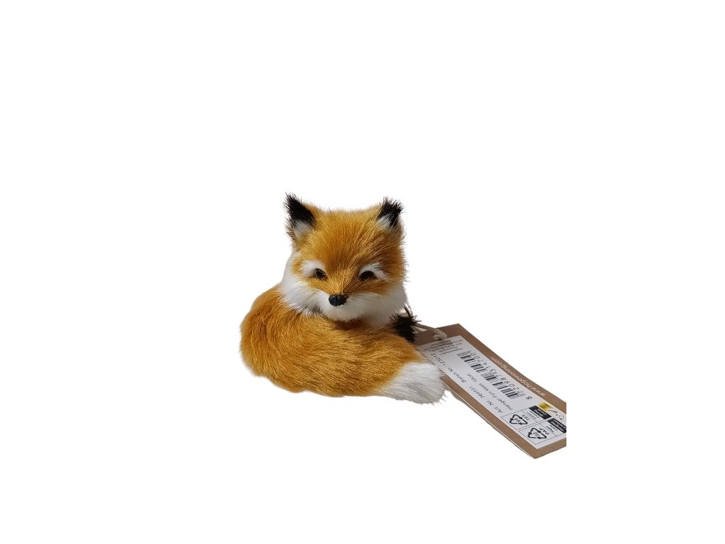 Decoratief vosje – zachte dierenfiguur voor in huis